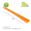 Smart-Fab Disposable Art + Decoration Fabric, Orange, 48in x 40ft Roll SMF1U384804061